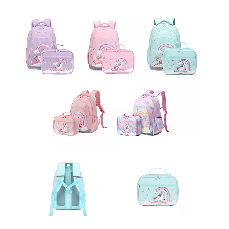 Personalized Little Girls Unicorn Duffel Bag